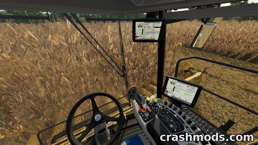 New Holland CR 10.90 Revelation – 700 HP Combine with Three Headers – screenshot 5