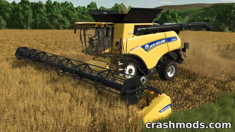 New Holland CR10.90 Pack – Combine and Headers Farming Simulator 25 mod screenshot