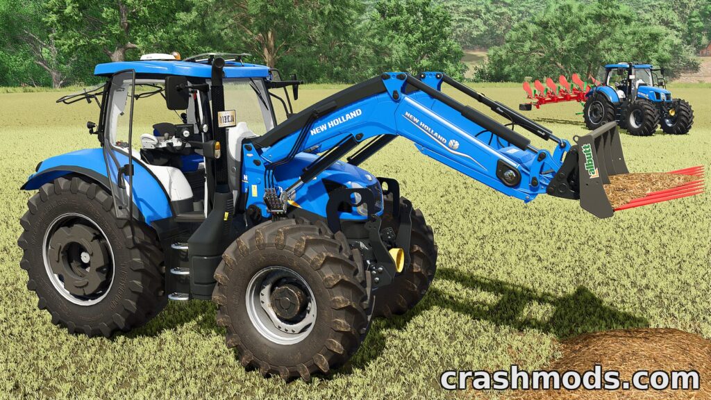 New Holland T6140/6160 – Tractor and Loader Pack Farming Simulator 25 mod screenshot