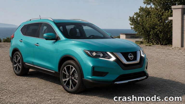 Nissan Rogue – Six Configs with Engine Bay and New Lighting BeamNG.drive mod screenshot