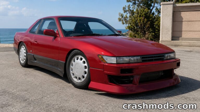 Nissan Silvia PS13 – 9 Configurations with Tuning Options BeamNG.drive mod screenshot