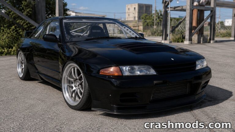 Nissan Skyline BR32 – Tuning Parts and Custom Wheels BeamNG.drive mod screenshot