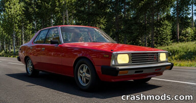 Nissan Skyline C210 – Detailed Engine and Custom Lighting BeamNG.drive mod screenshot
