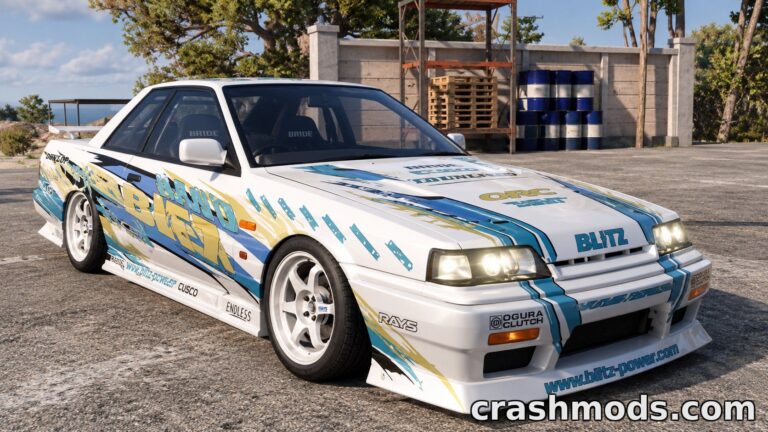 Nissan Skyline R31 – 14 Configurations with HICAS 4WS BeamNG.drive mod screenshot