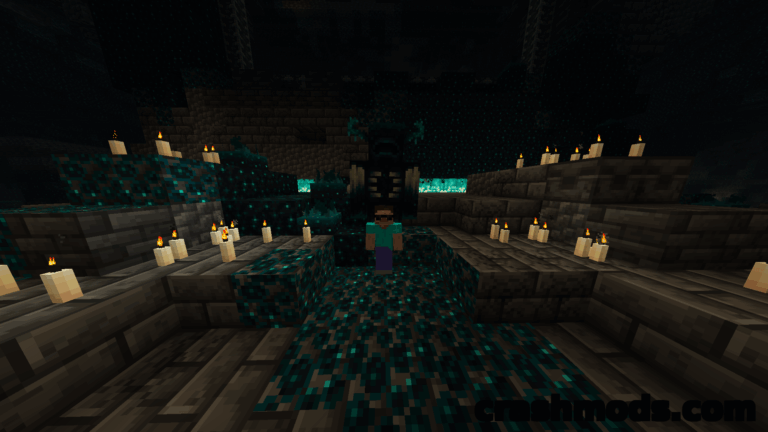 No Darkness Effect – Remove the Warden Darkness Fog Minecraft mod screenshot