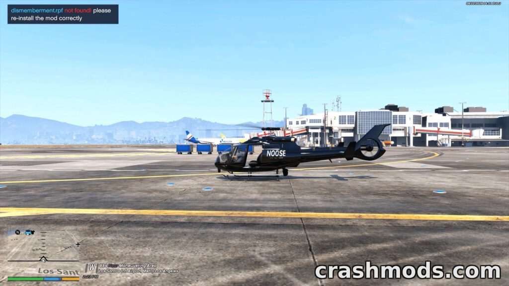 NOOSE Frogger – Add-On Law Enforcement Helicopter Grand Theft Auto 5 mod screenshot