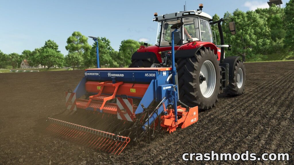 Nordsten NS 3003 – 3 m Seeder with Power Harrow Farming Simulator 25 mod screenshot