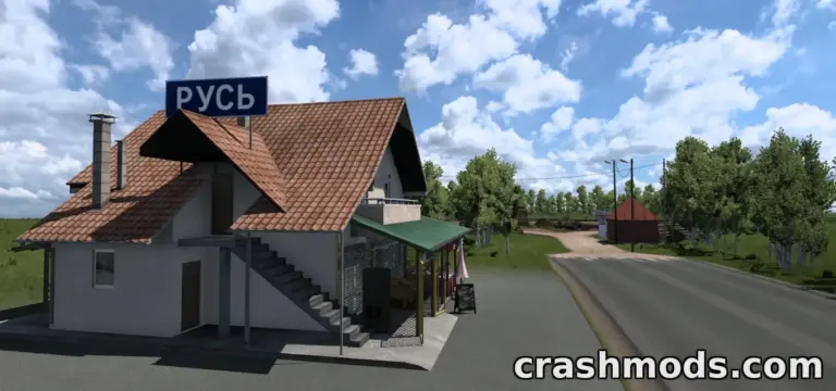 Northern Kazakhstan 1:1 – Standalone Map of North Kazakhstan Region Euro Truck Simulator 2 mod screenshot