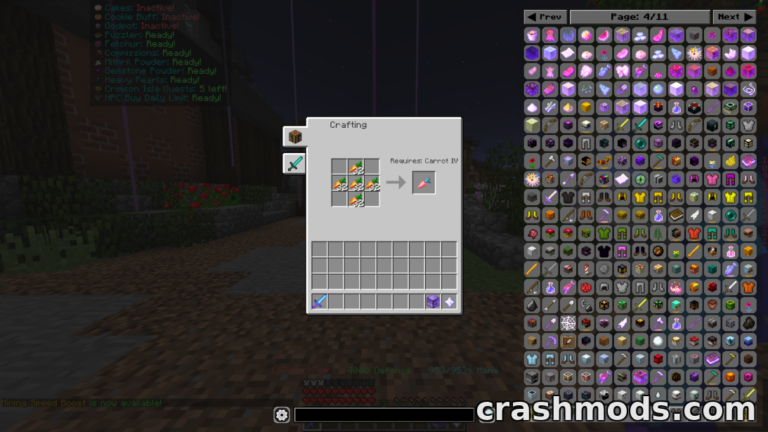 NotEnoughUpdates – Feature-Rich Hypixel Skyblock Toolkit Minecraft mod screenshot