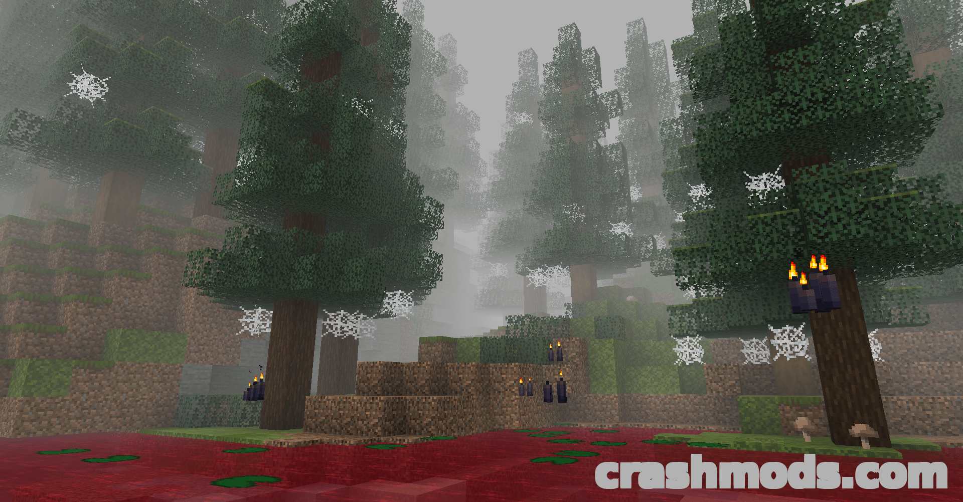 Nyctophobia – Dark Foggy Overworld Biomes for Tense Exploration – screenshot 2