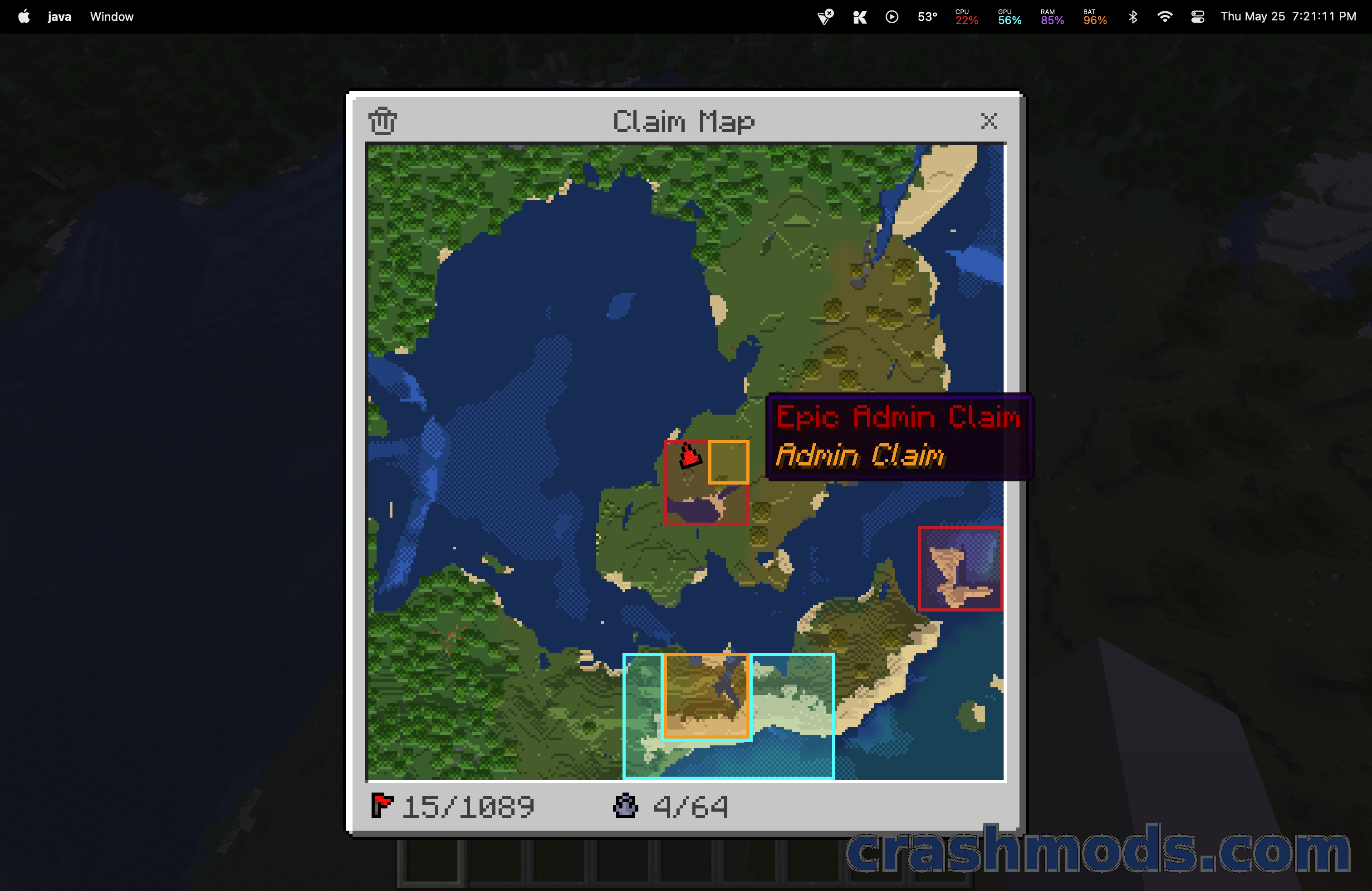 Odyssey Claims – Land Claiming with Team Claims and Admin Region Flags – screenshot 3