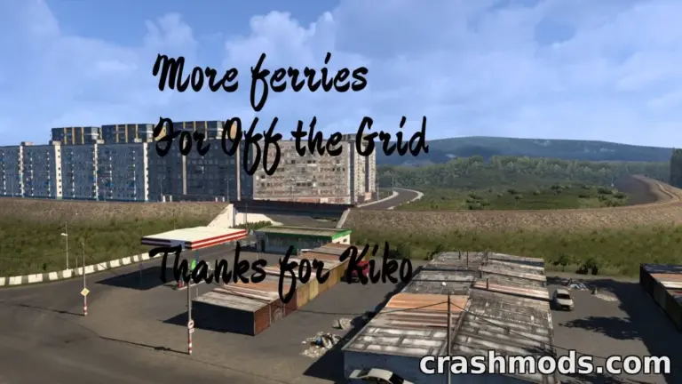 Off the Grid More Ferries – 8 New Routes from Dudinka Euro Truck Simulator 2 mod screenshot