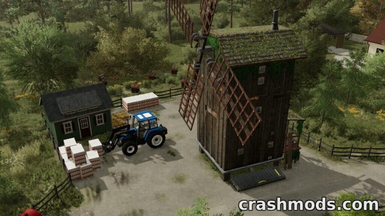 Old Grain Mills – Old-Style Flour and Oil Mills Farming Simulator 22 mod screenshot