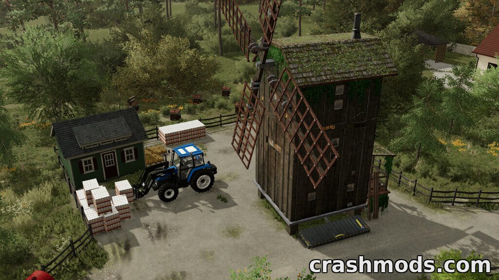 Old Grain Mills – Old-Style Flour and Oil Mills Farming Simulator 22 mod screenshot
