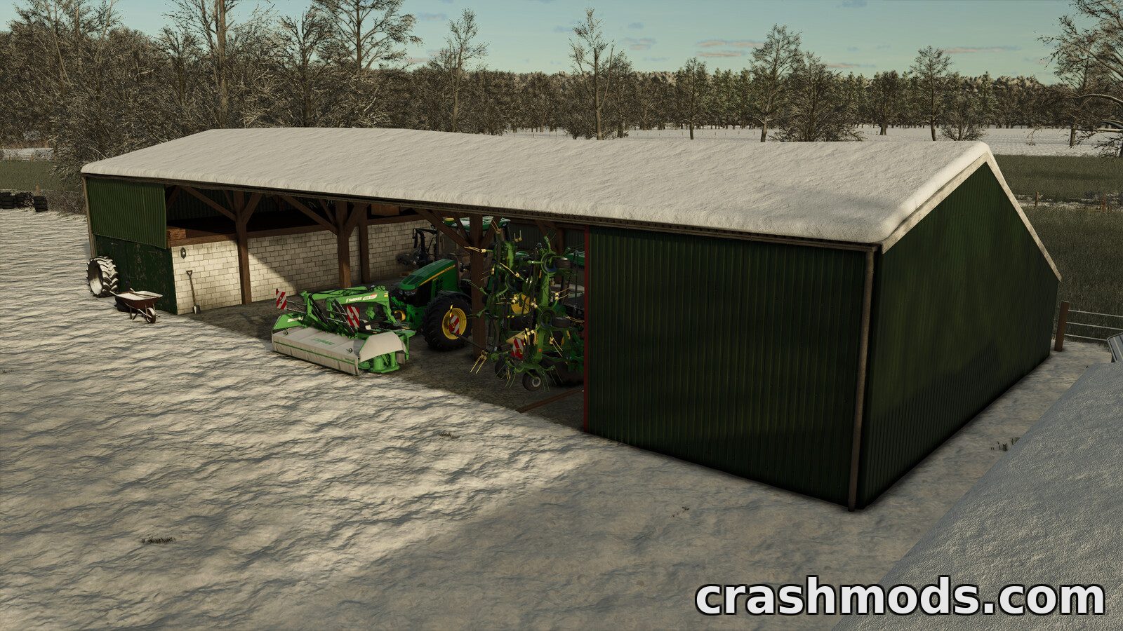 Old Shed – Low Roof Placeable Farm Shed – screenshot 4