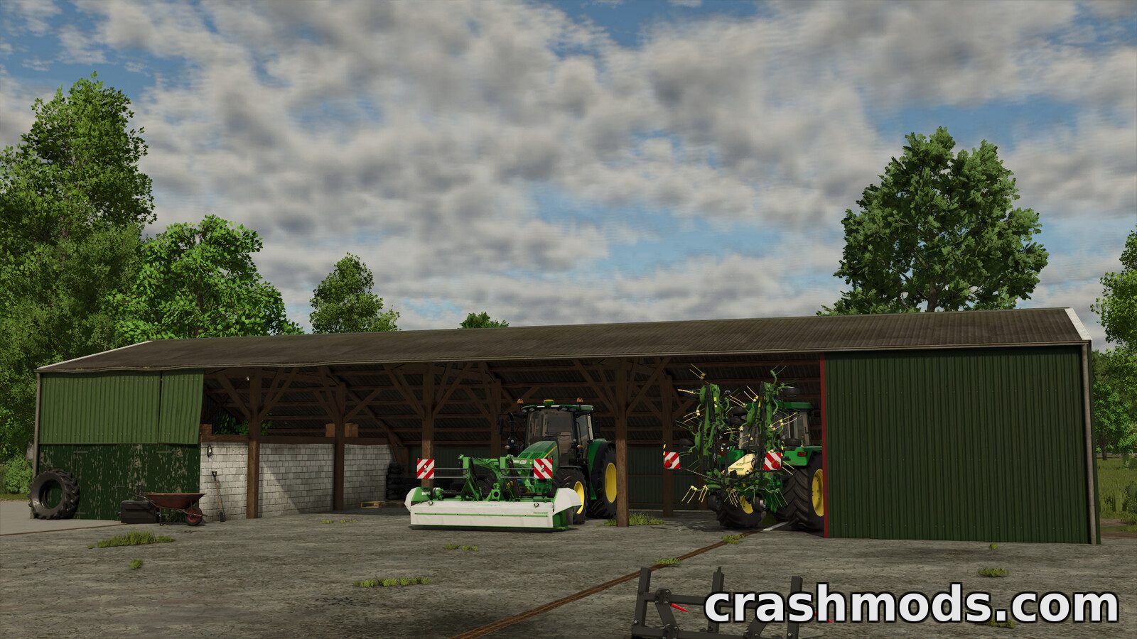 Old Shed – Low Roof Placeable Farm Shed – screenshot 5