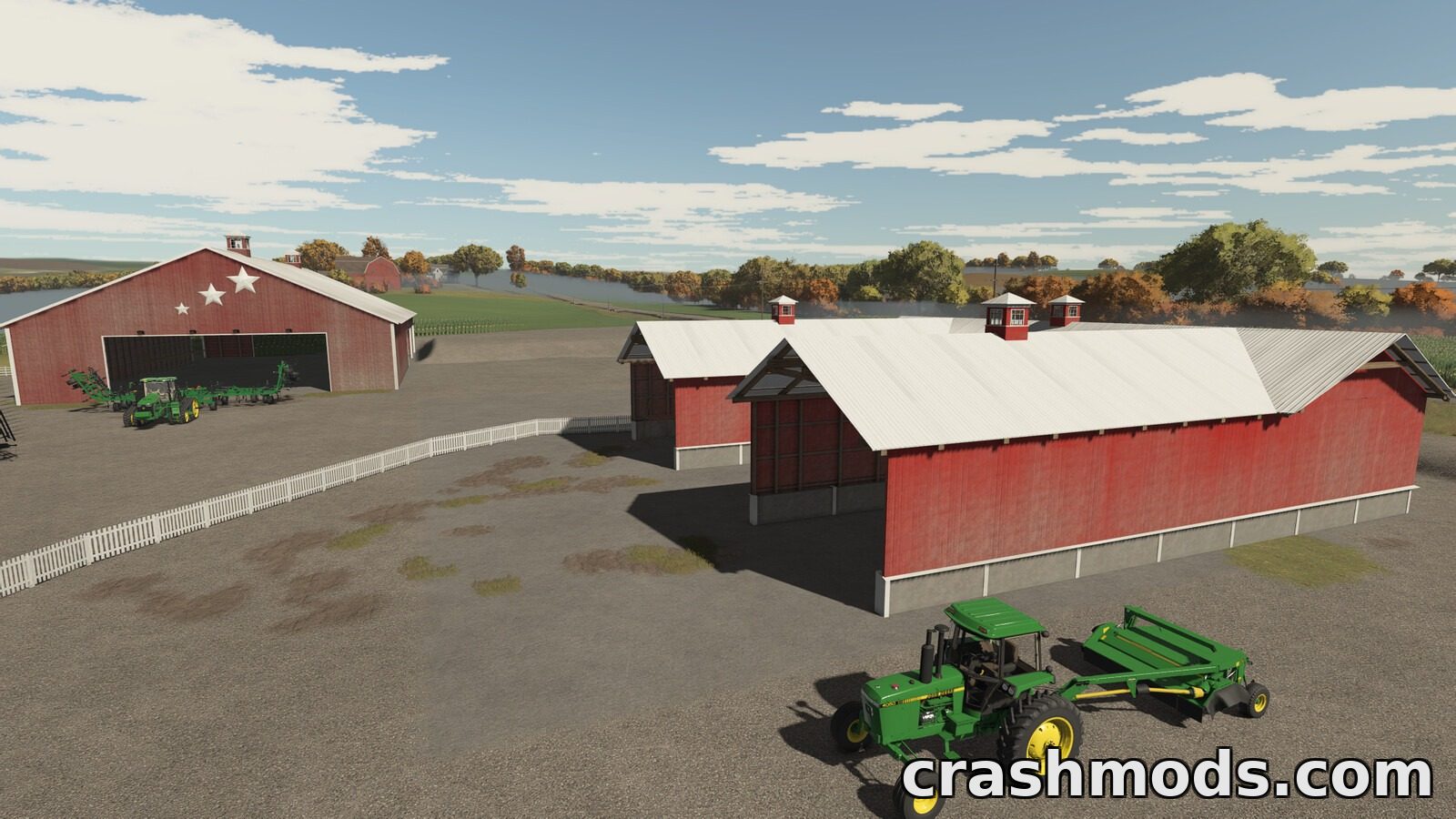 Old Skool Pack – Four Old Style Farm Buildings – screenshot 5