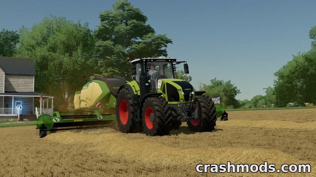 Pack of Balers With Windrower – 4 Balers with Coupled Rakes Farming Simulator 22 mod screenshot