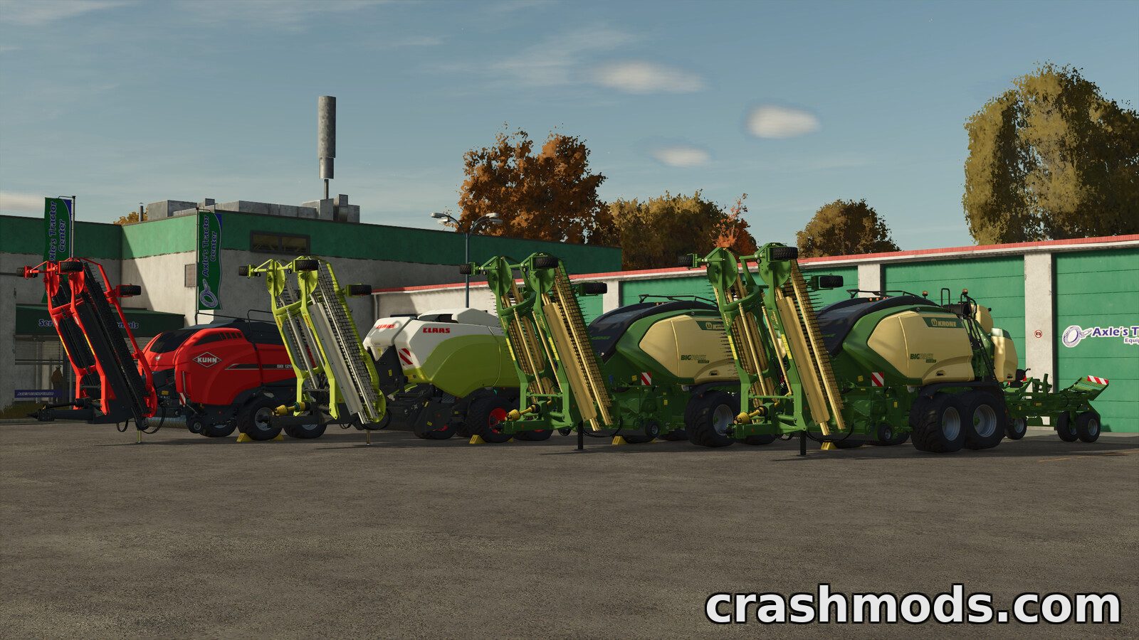 Pack Of Balers With Windrower – Square Balers with Coupled Rakes – screenshot 2