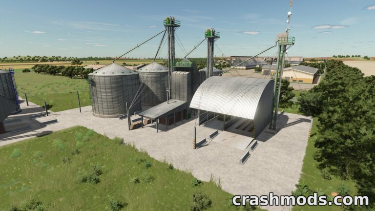 Package Mega Silo – Four Giant Grain Silos Farming Simulator 25 mod screenshot