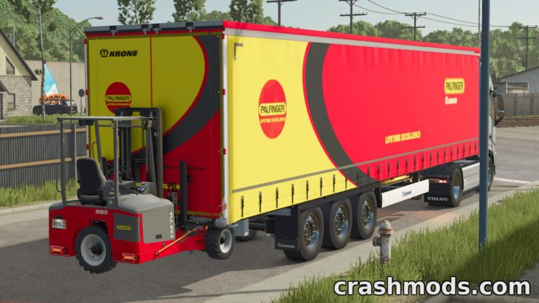 Palfinger FLC-253 Pack – Truck-Mounted Forklift and Trailers Farming Simulator 25 mod screenshot