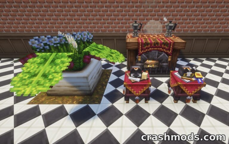 Paper Kite Manor – Placeable Food, Vintage Furniture and Cute Creatures Minecraft mod screenshot