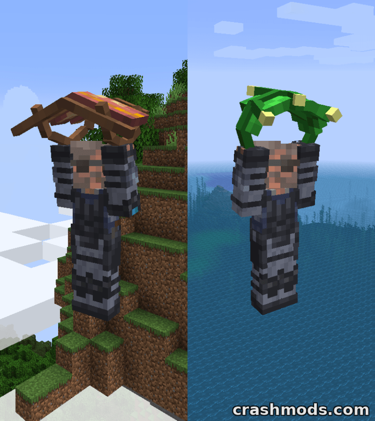 Paragliders – Breath of the Wild Glider with Stamina and Upgrades Minecraft mod screenshot