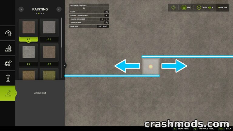 PerfectEdge – Axis Lock for Straight Painting Edges Farming Simulator 25 mod screenshot