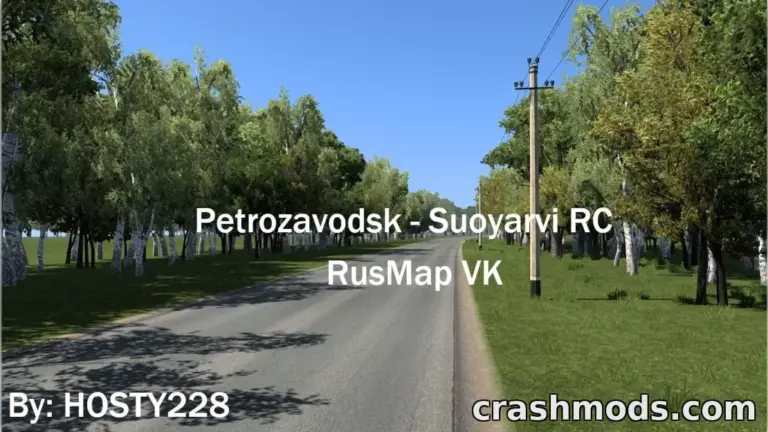 Petrozavodsk – Suoyarvi Road Connection – RusMap Addon Euro Truck Simulator 2 mod screenshot