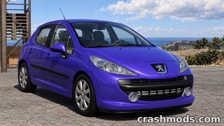 Peugeot 207 Phase I and II – 55 Configurations and 9 Engines BeamNG.drive mod screenshot