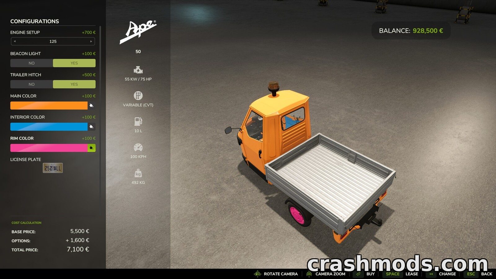 Piaggio Ape – Small Utility Car – screenshot 4