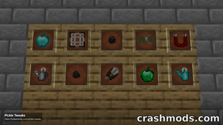 Pickle Tweaks – Crafting Grid Tool Repair, Paxels and Watering Cans Minecraft mod screenshot