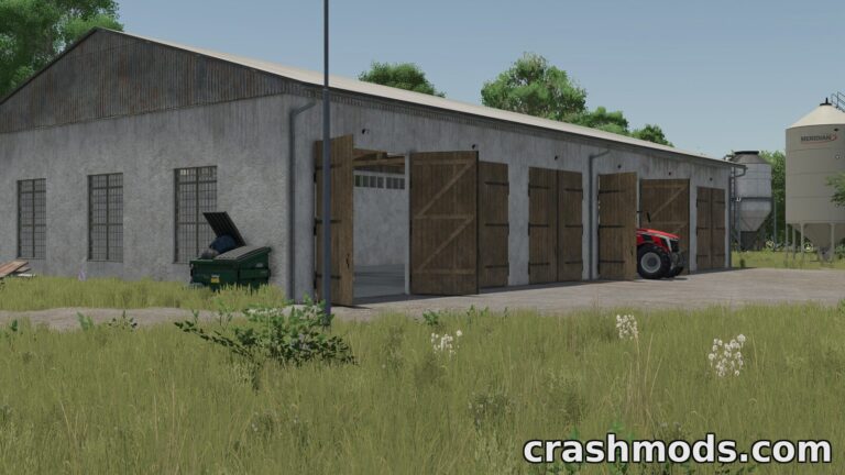 Pig Farm Building Package – Pigsty, Silos and Workshop Set Farming Simulator 25 mod screenshot
