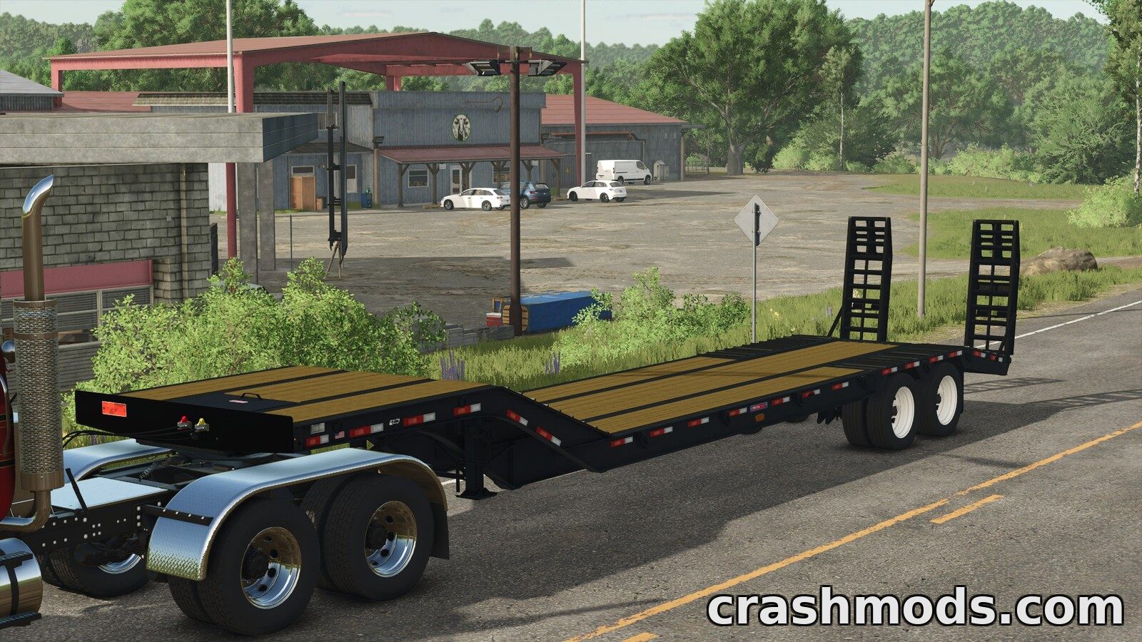 Pitts LB35-CS Lowboy – Two-Axle Equipment Low Loader – screenshot 2