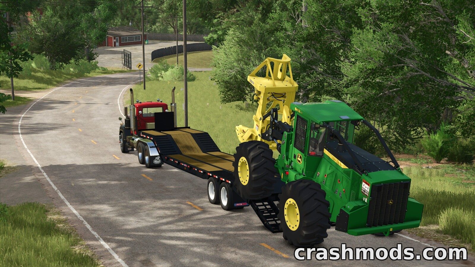 Pitts LB35-CS Lowboy – Two-Axle Equipment Low Loader – screenshot 4