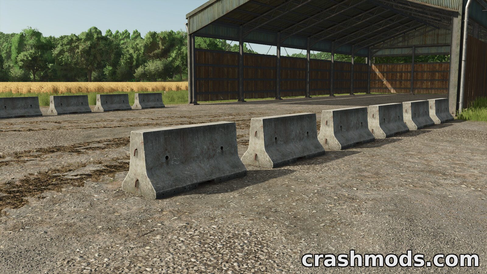 Placeable Construction Signs – Barrier and Cone Set – screenshot 3