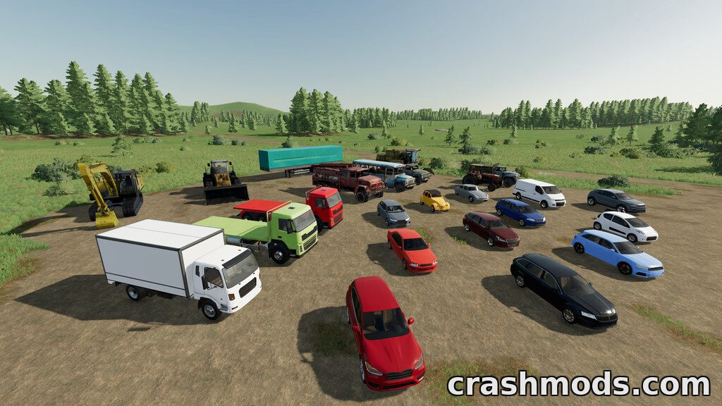 Placeable Vehicle Pack – Scrap and Parked Decoration Vehicles – screenshot 3