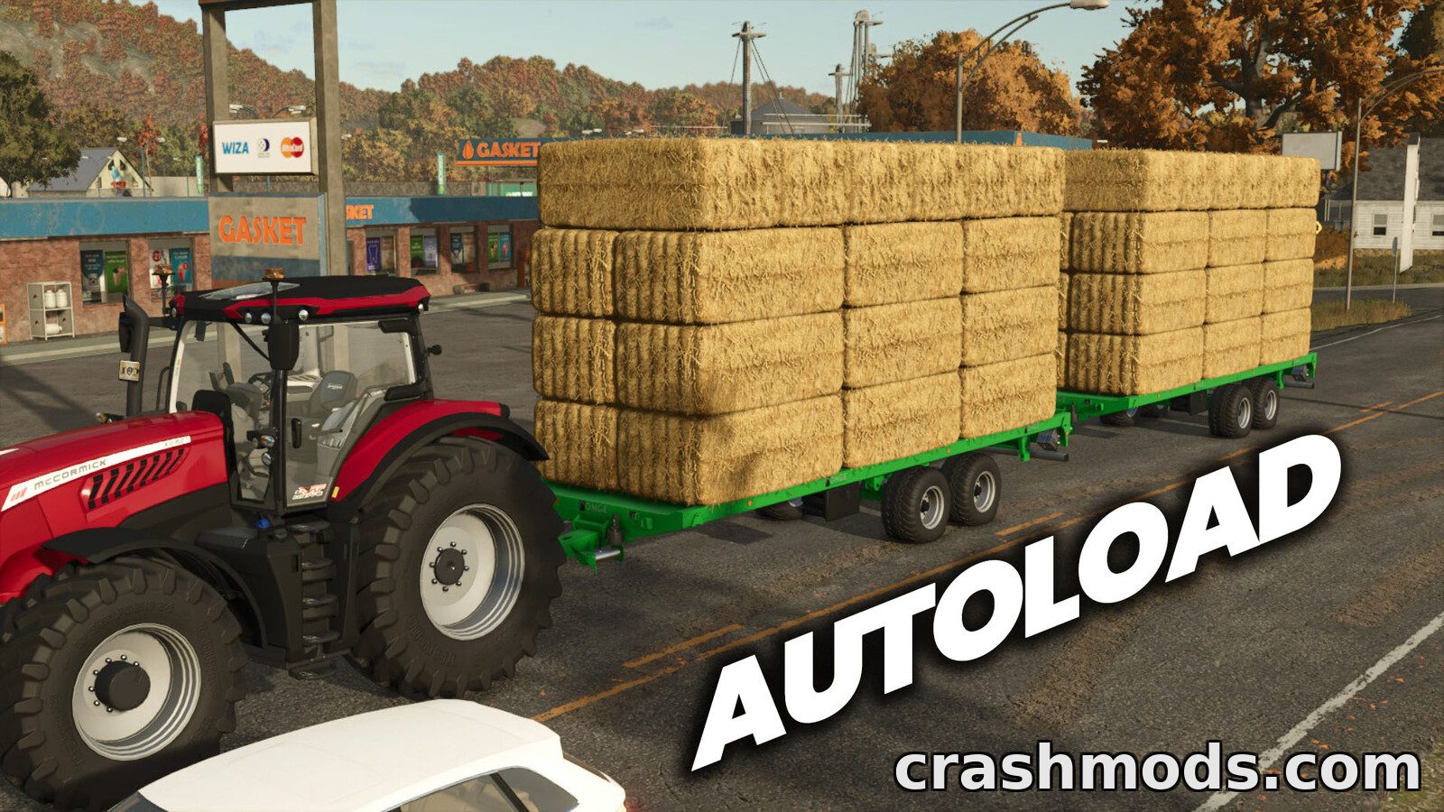 Ponge SPX 816 – Autoload Flatbed Bale Trailer – screenshot 3