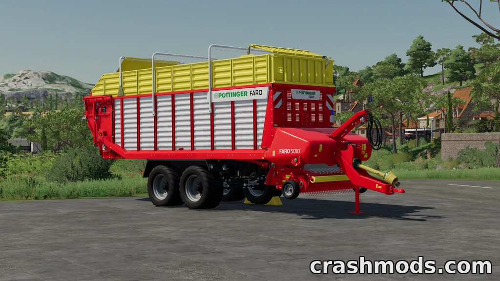 Pöttinger Faro 5010D – Forage Wagon with Silage Additive Farming Simulator 22 mod screenshot