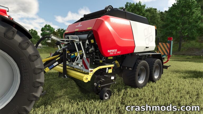 Pöttinger Impress 3190 VC PRO – Round Baler Wrapper Farming Simulator 25 mod screenshot
