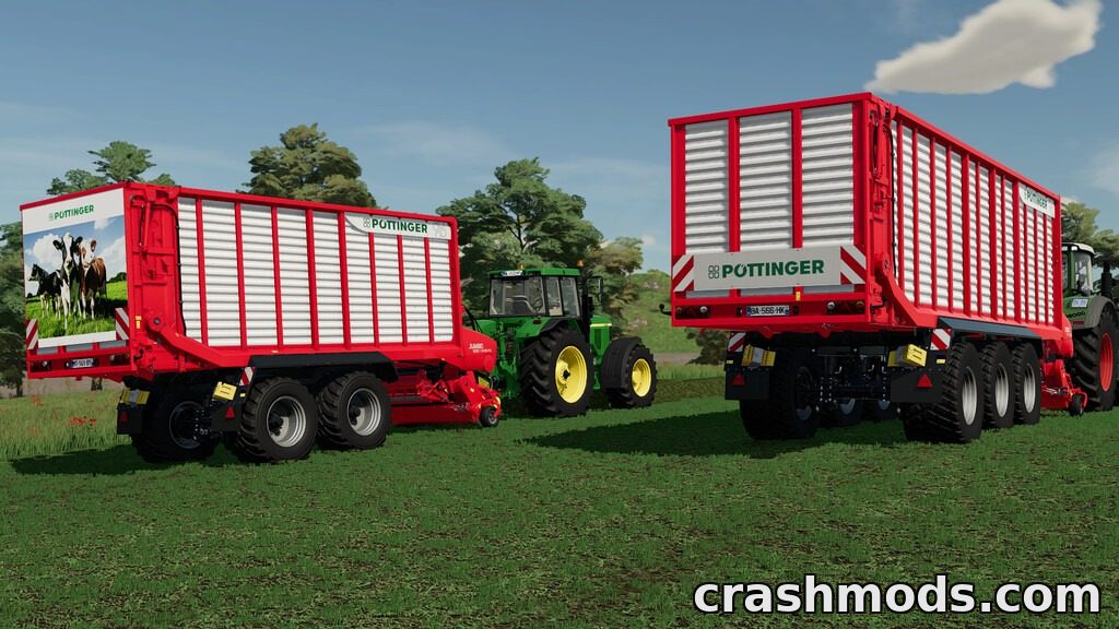 Pöttinger Jumbo Pack – Four Forage Wagons 32.9 to 48.1 m³ – screenshot 3