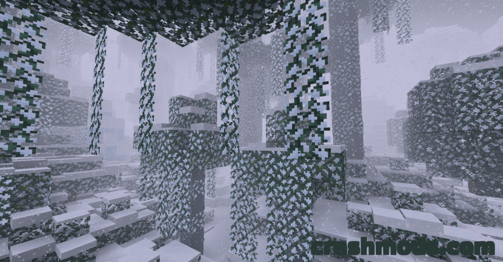 Primal Winter – Endless Snowstorm Apocalypse Across Every Biome Minecraft mod screenshot