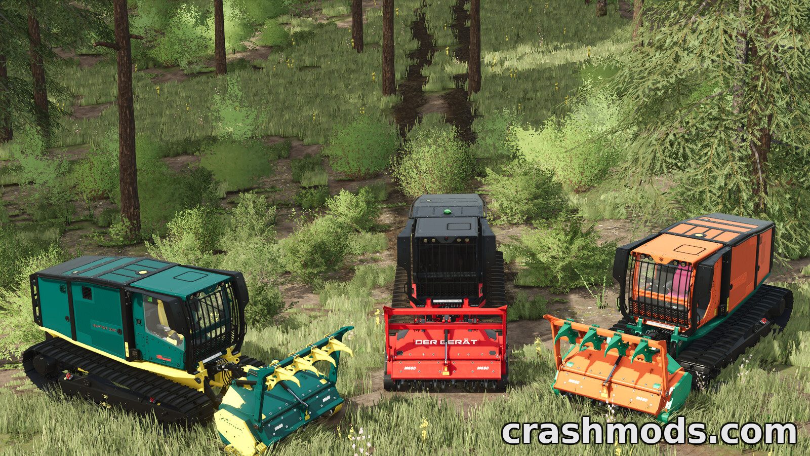 Prinoth Raptor Pack – 275 HP Mulching Carrier Set – screenshot 4