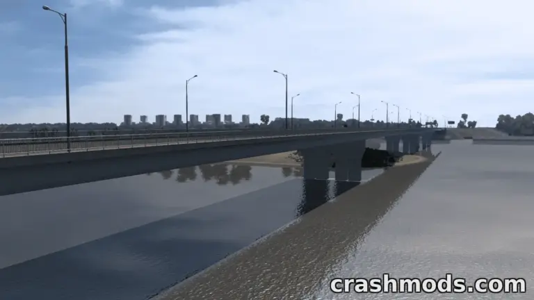 Project Saratov – City Map with Updated Ring Road Euro Truck Simulator 2 mod screenshot