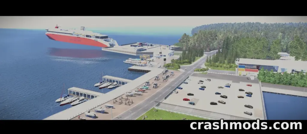 Pyla Map Add-on – Bordeaux and Pyla-sur-Mer Coastal Region Euro Truck Simulator 2 mod screenshot