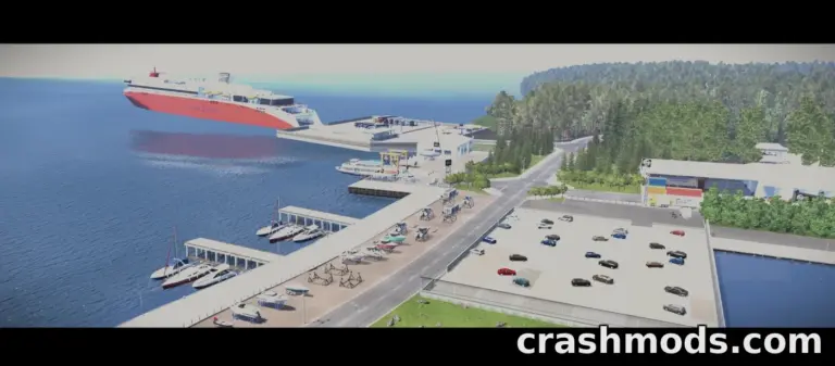 Pyla Map Add-on – Bordeaux and Pyla-sur-Mer Coastal Region Euro Truck Simulator 2 mod screenshot