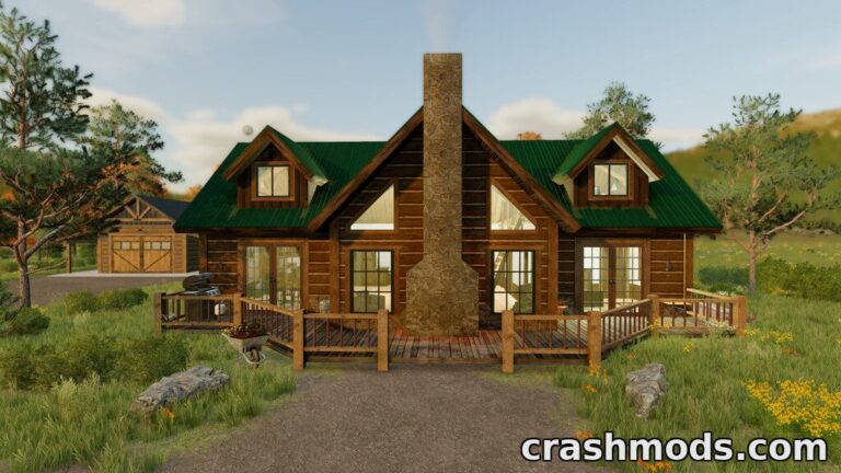 Ranch House – Placeable Farmhouse with Full Interior Farming Simulator 22 mod screenshot