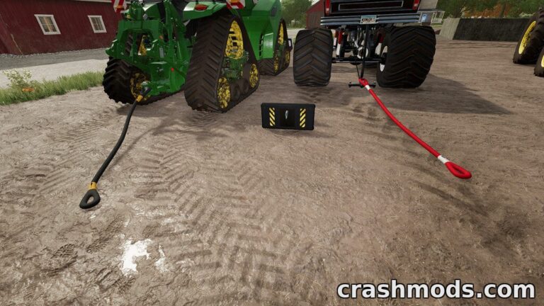 Recovery Rope – Tow Rope and Strap-On Recovery Mount Farming Simulator 22 mod screenshot