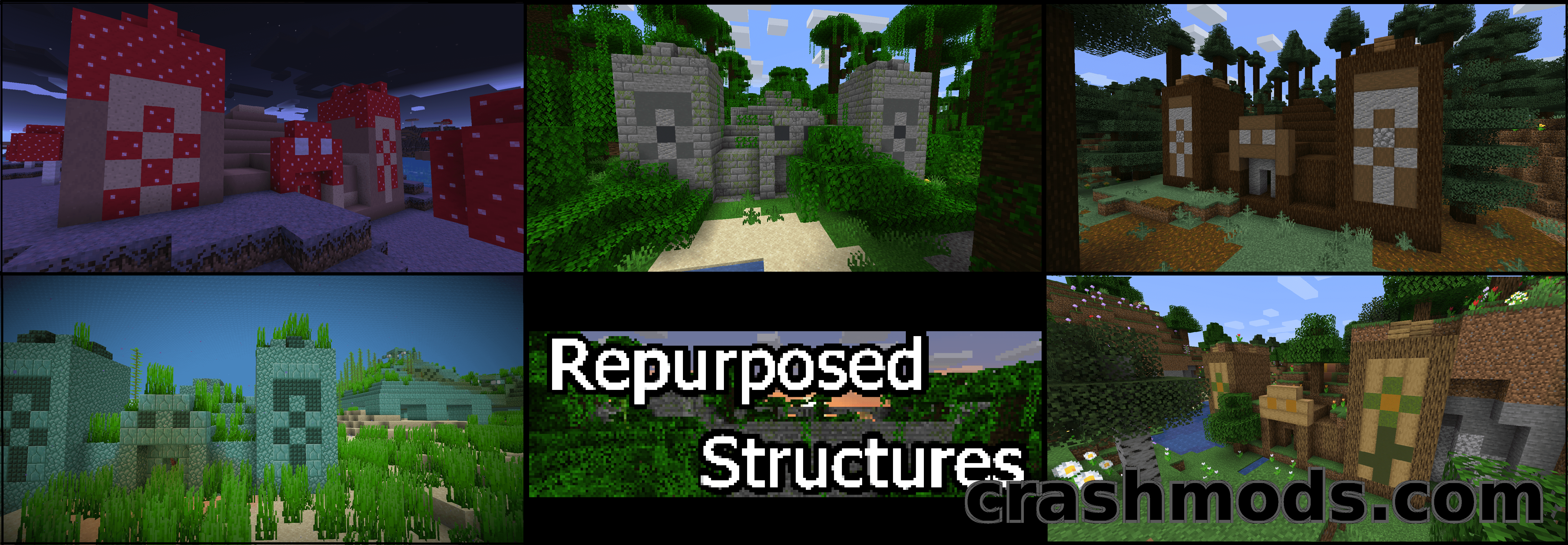 Repurposed Structures for Fabric – Biome Variants of Vanilla Structures – screenshot 2