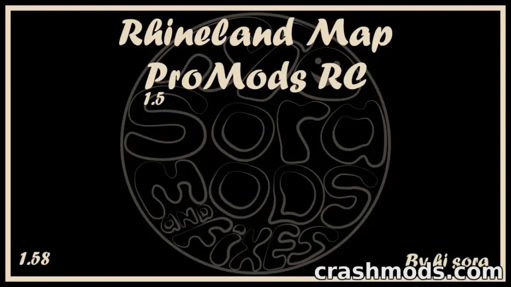 Rhineland Map – ProMods Road Connection Euro Truck Simulator 2 mod screenshot